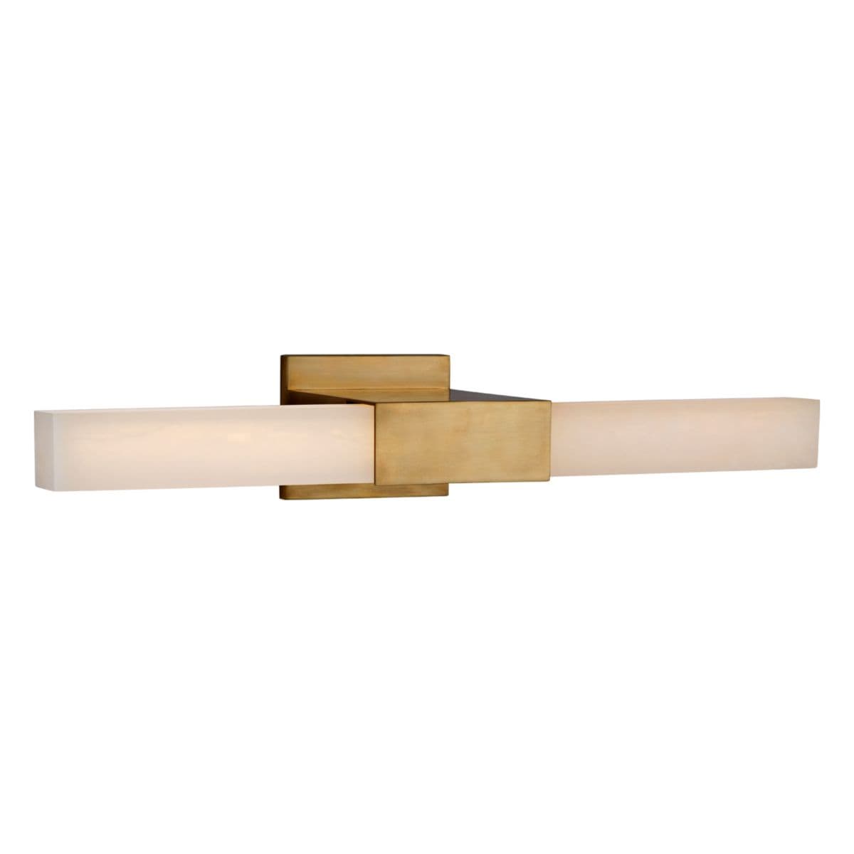 Visual Comfort Signature | Covet LED Vanity Light — Antique-Burnished Brass