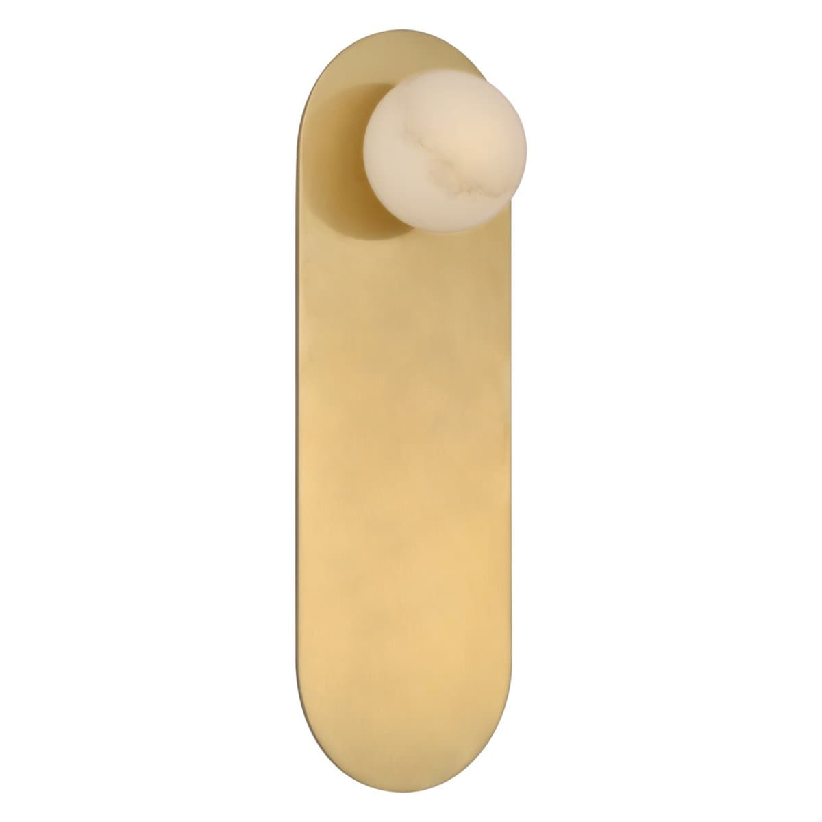 Visual Comfort Signature | Pertica LED Wall Sconce — Mirrored Antique Brass, Large