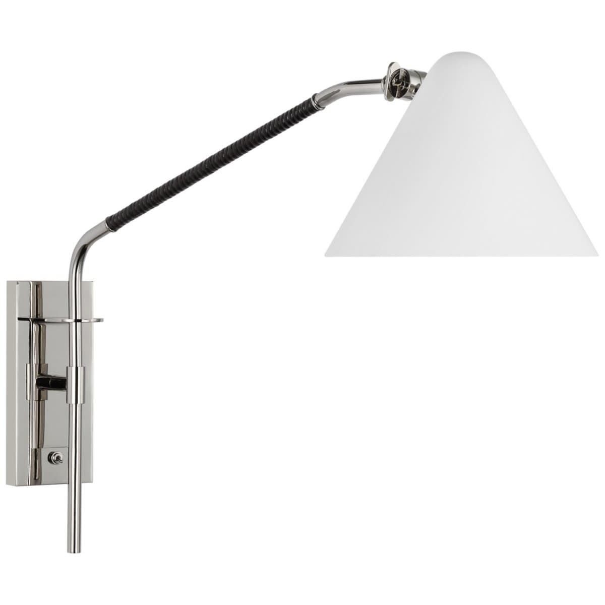 Visual Comfort Signature | Laken Wall Sconce — Polished Nickel