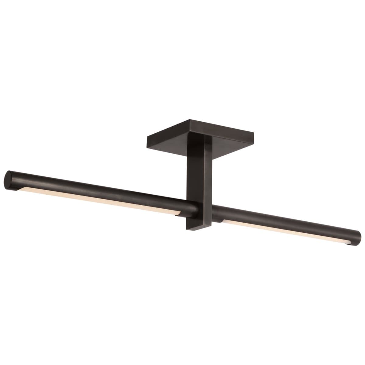 Visual Comfort Signature | Axis LED Flushmount — Bronze