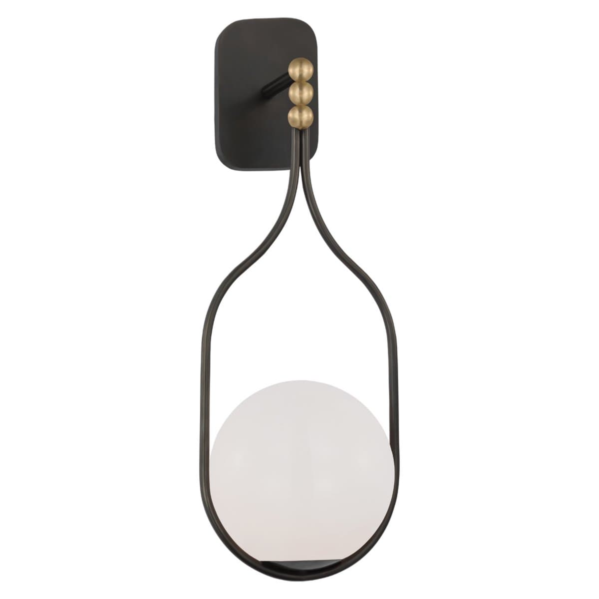 Visual Comfort Signature | Jodo LED Wall Sconce — Bronze with Brass
