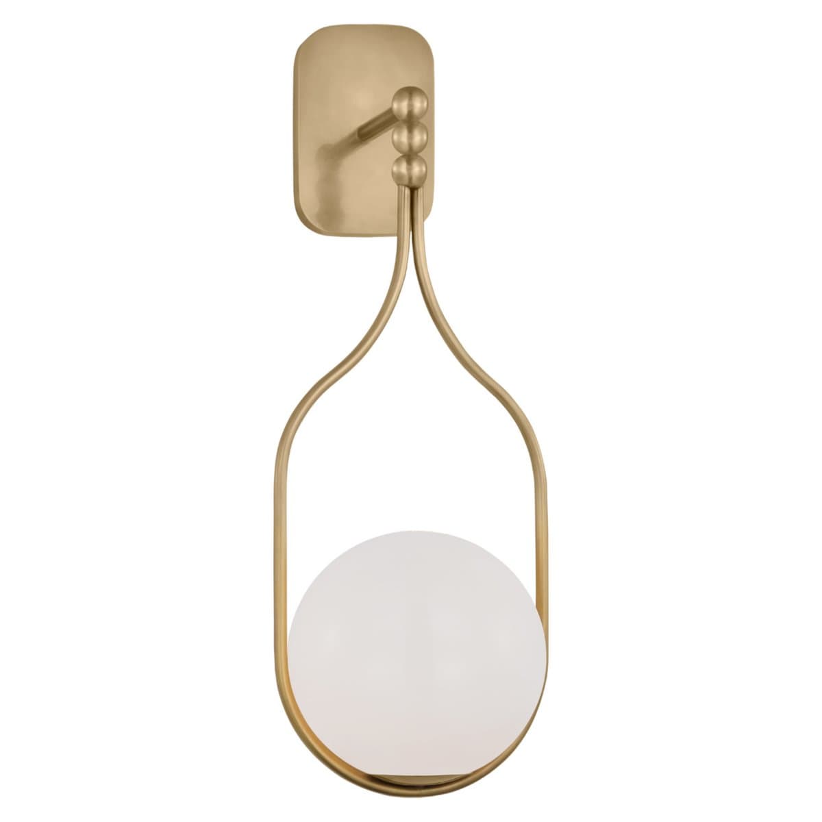 Visual Comfort Signature | Jodo LED Wall Sconce — Hand-Rubbed Antique Brass