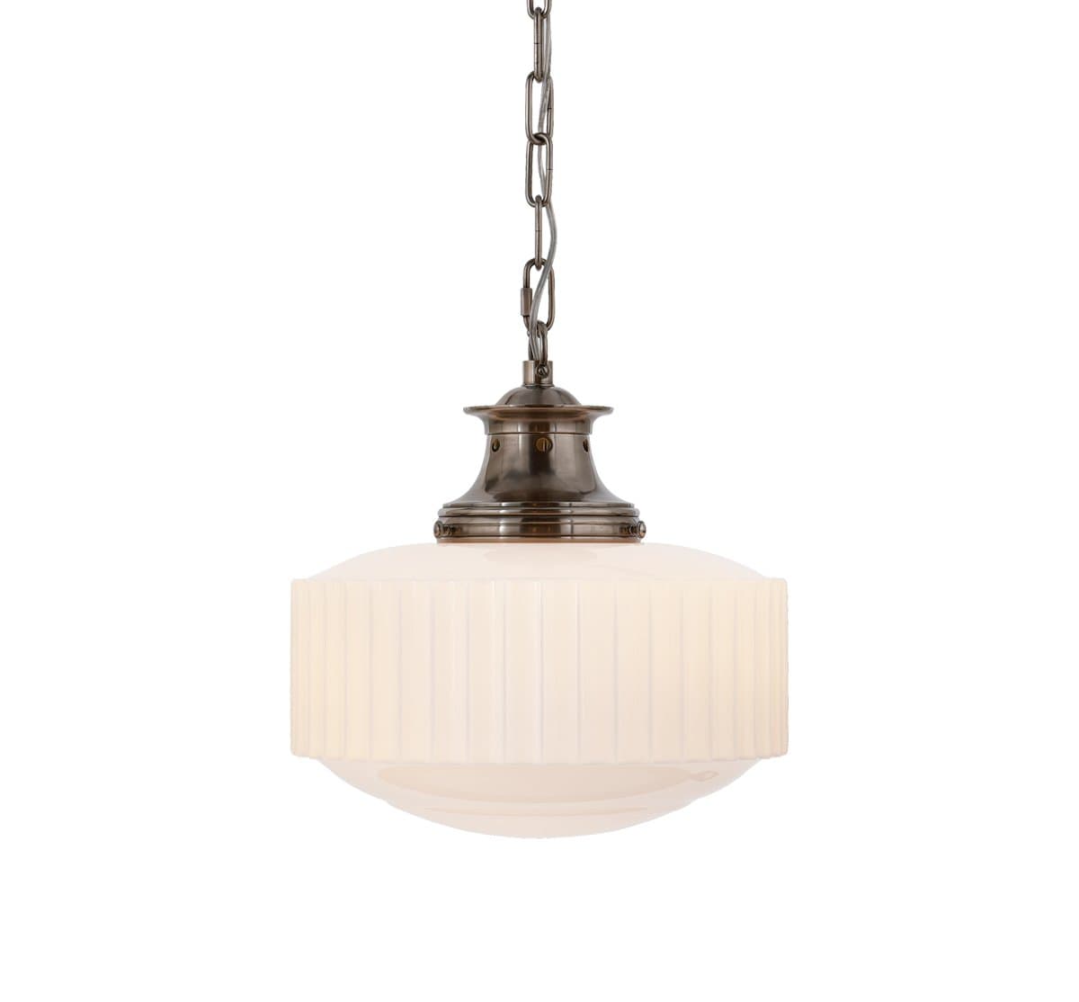 Visual Comfort Signature | Milton Road Pendant — Antique Nickel