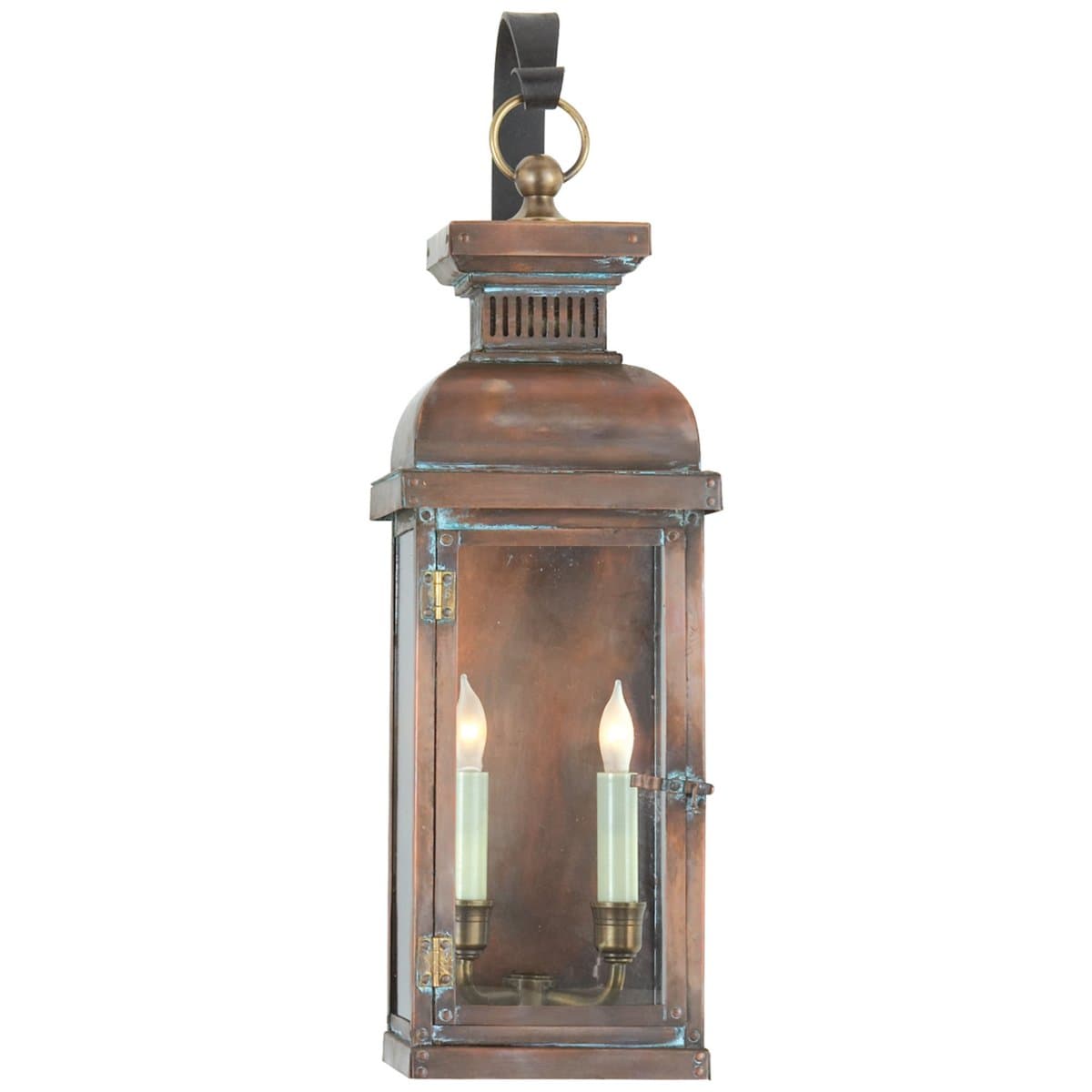 Visual Comfort Signature | Suffork Scroll Arm Outdoor Wall Sconce — Medium
