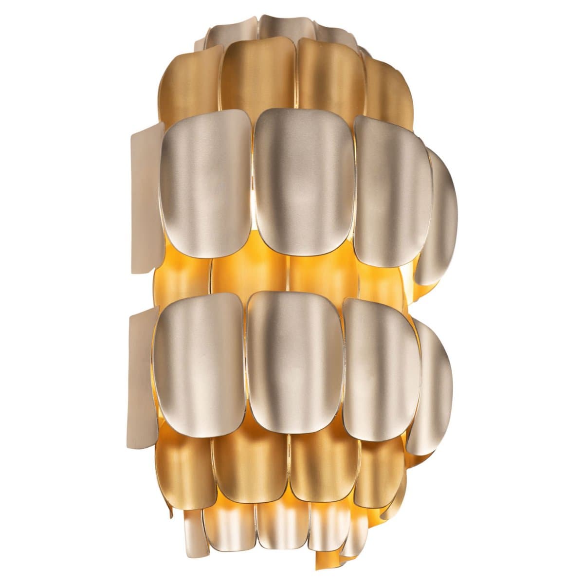 Varaluz | Swoon Wall Sconce — Antique Gold with Gold Dust, Large