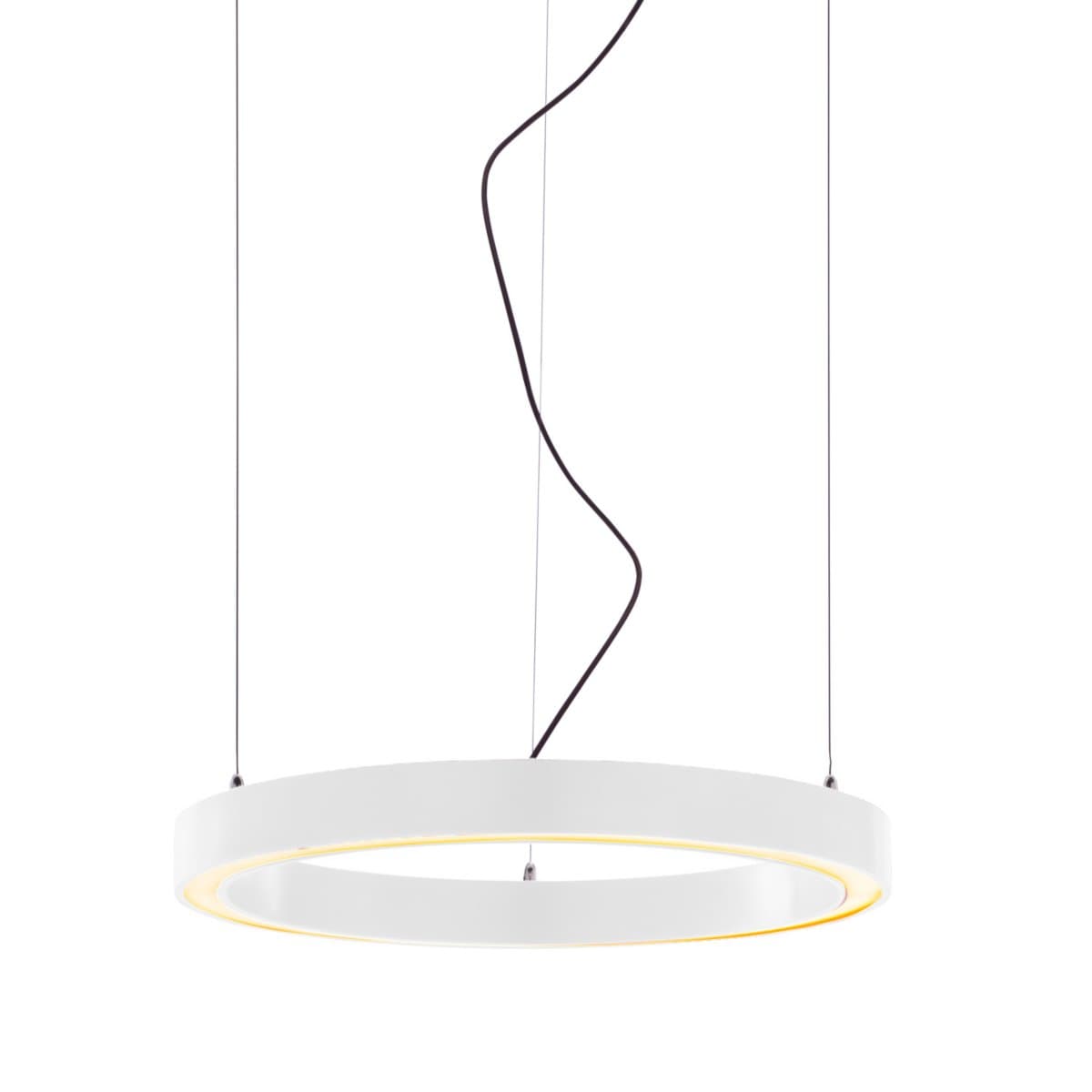 Viso | Ring LED Pendant Light — Medium / Statuary Bronze