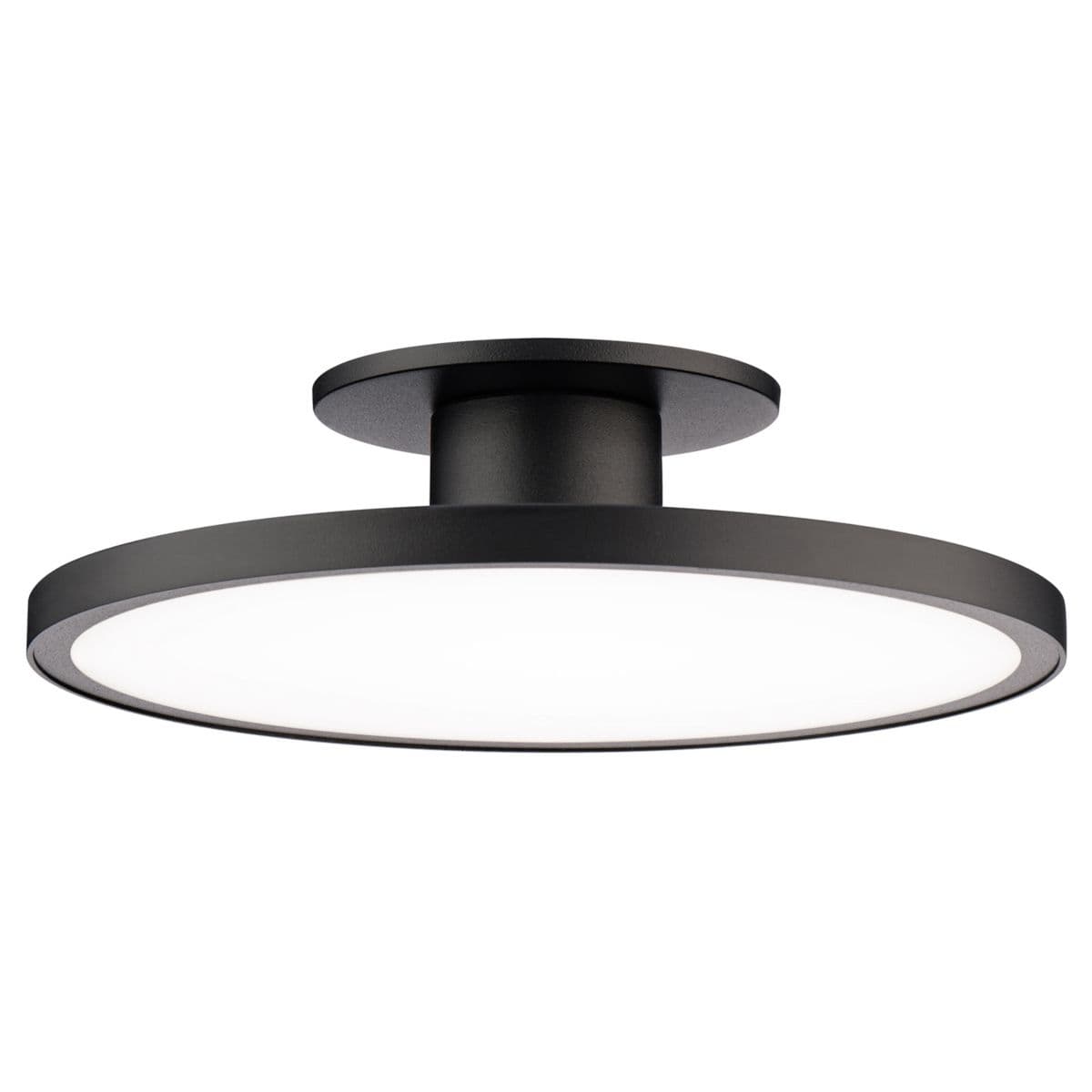 WAC Lighting | Twist-N-Lite Direct LED Semi-Flushmount — Black, 11 Inch