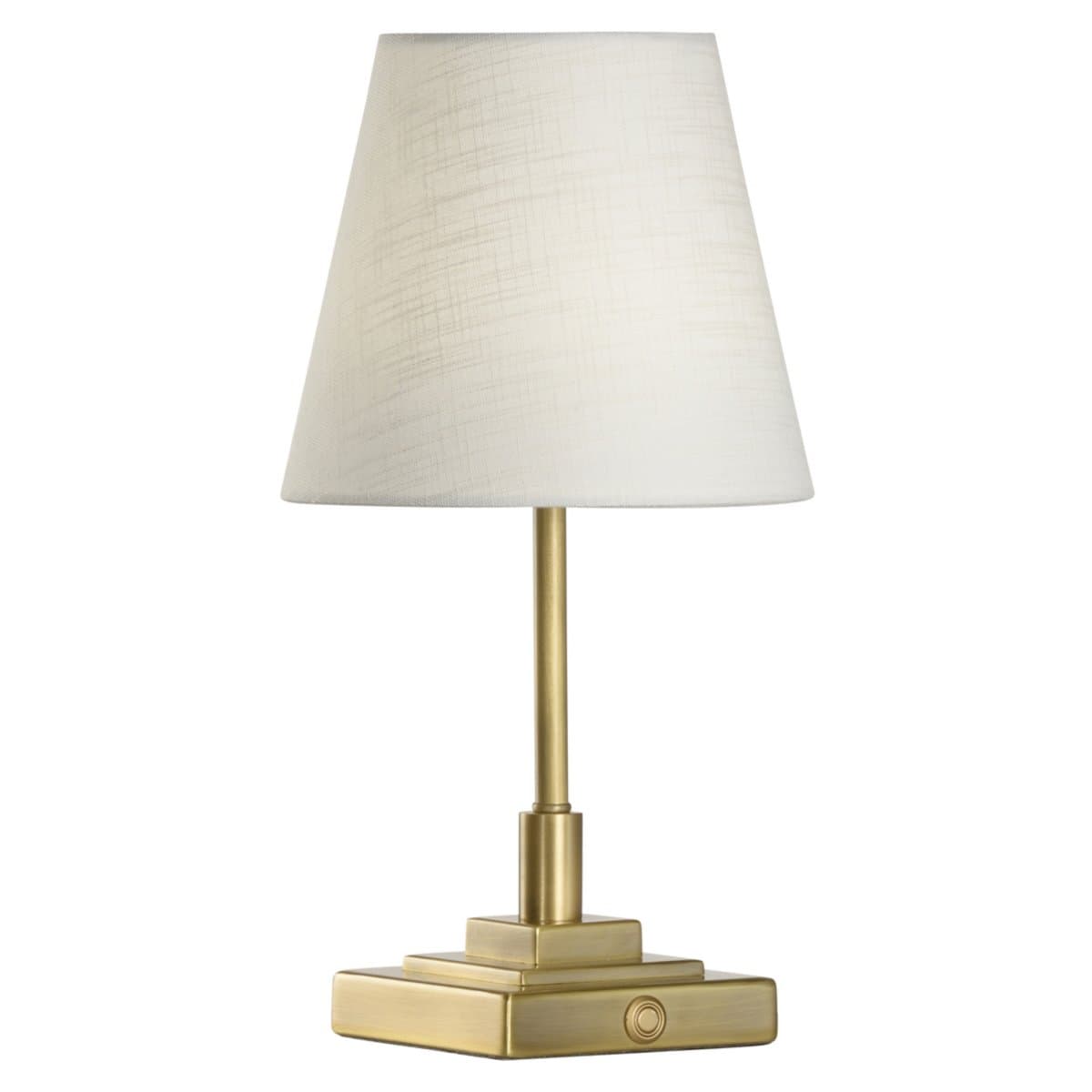 Wildwood | Nathan Rechargeable Table Lamp — Brushed Brass