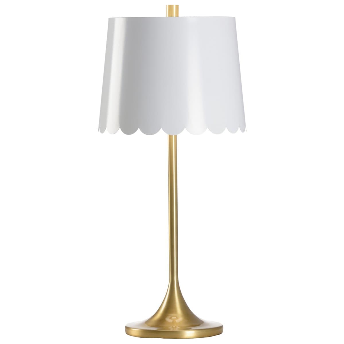 Wildwood | Mirasol Table Lamp — Brushed Brass with White