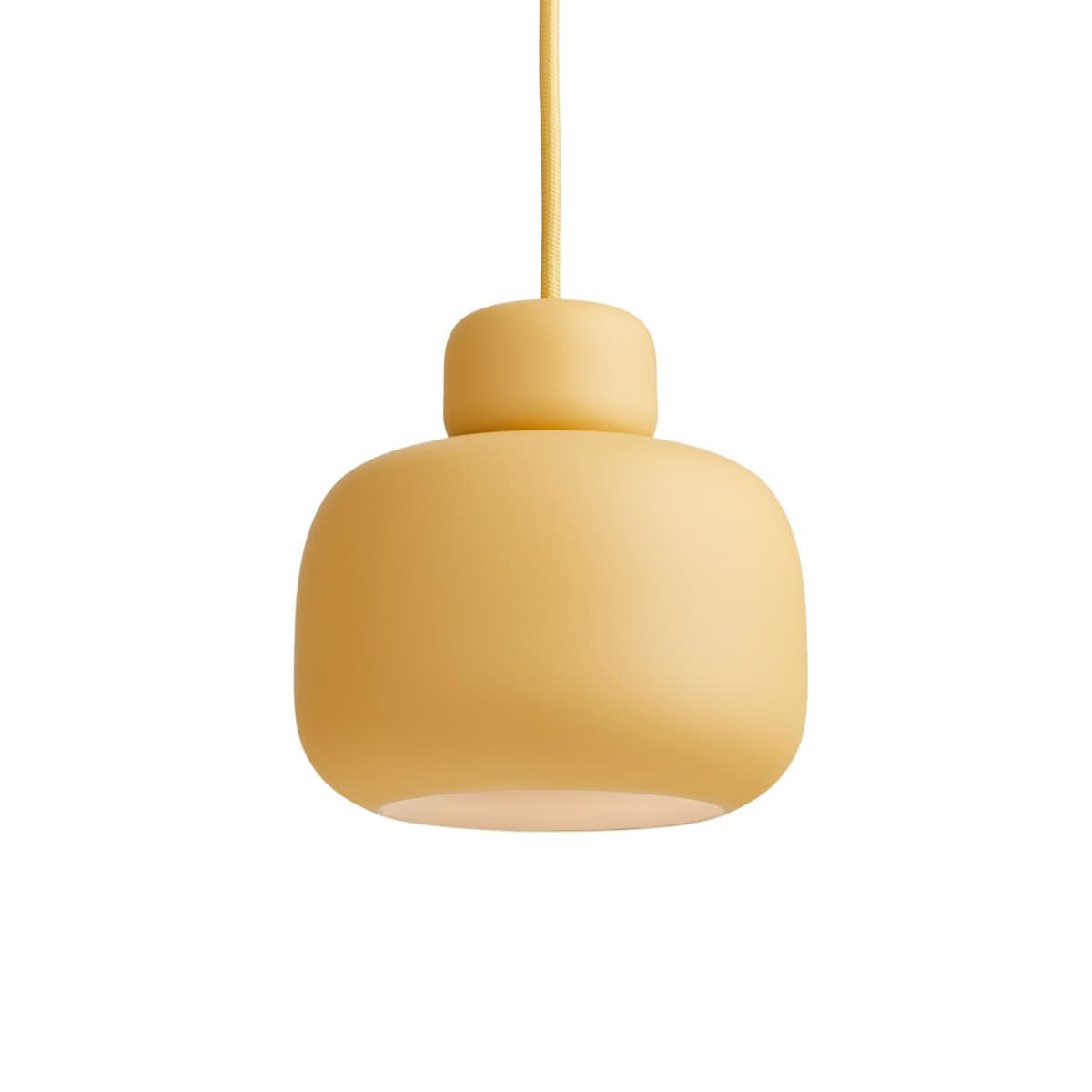 Woud | Stone Mini Pendant — Mustard