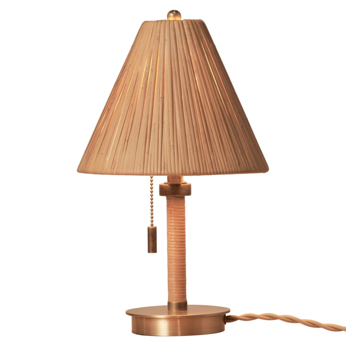 Woven | Delphine Mini Table Lamp — Natural