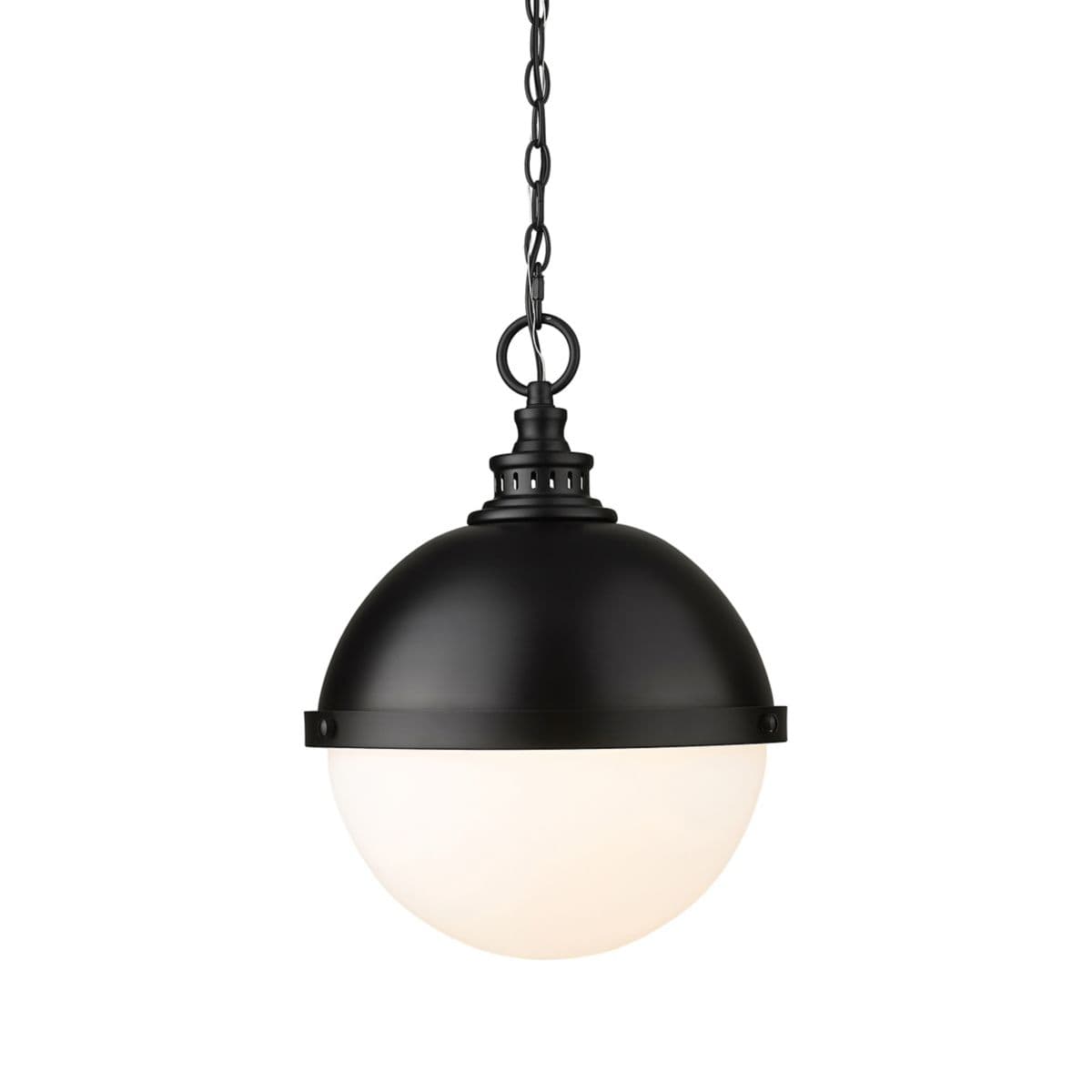 Alder & Ore | Quentin Pendant — Matte Black, Small