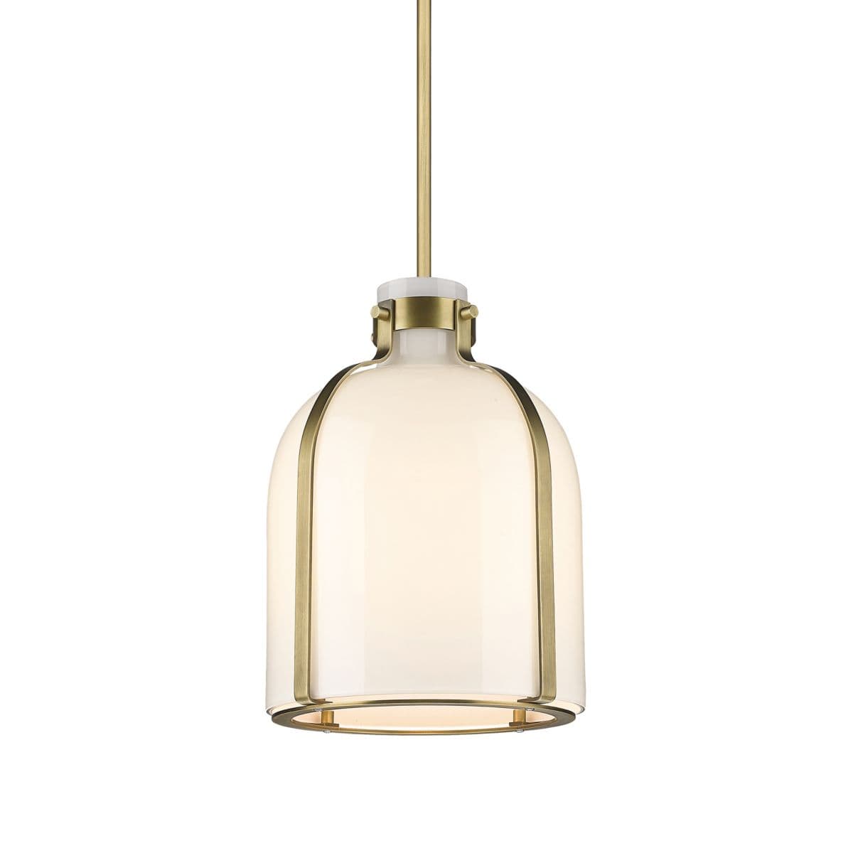 Alder & Ore Rosa Pendant — Rubbed Brass, Small