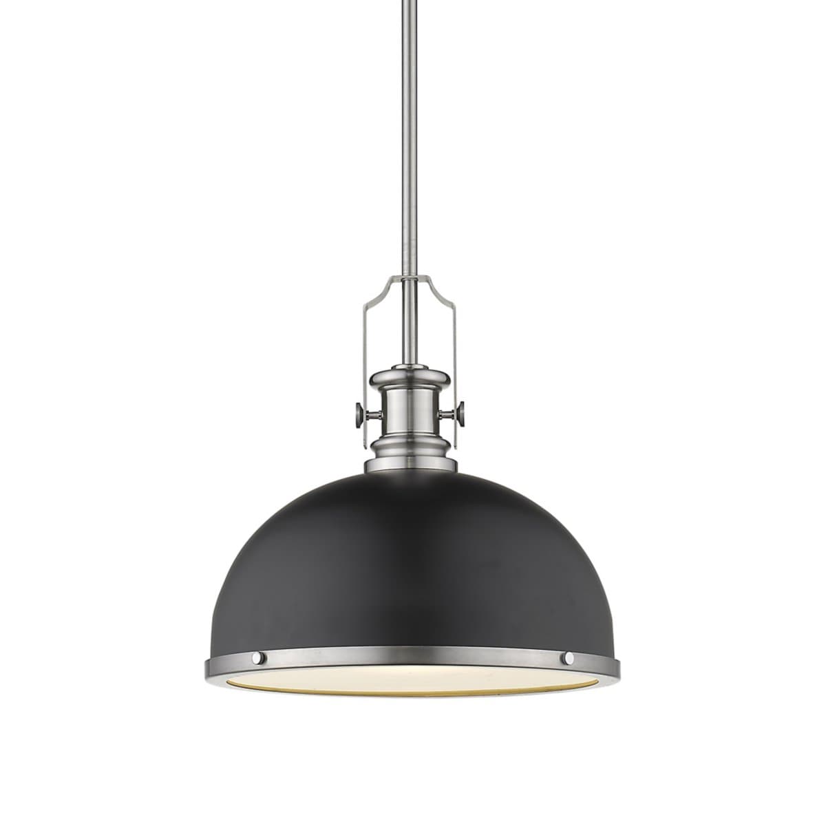 Alder & Ore | Memphis Pendant — Matte Black with Brushed Nickel