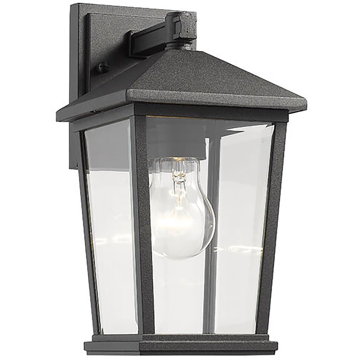 Alder & Ore | Laughton Outdoor Wall Sconce — Black, 12 in