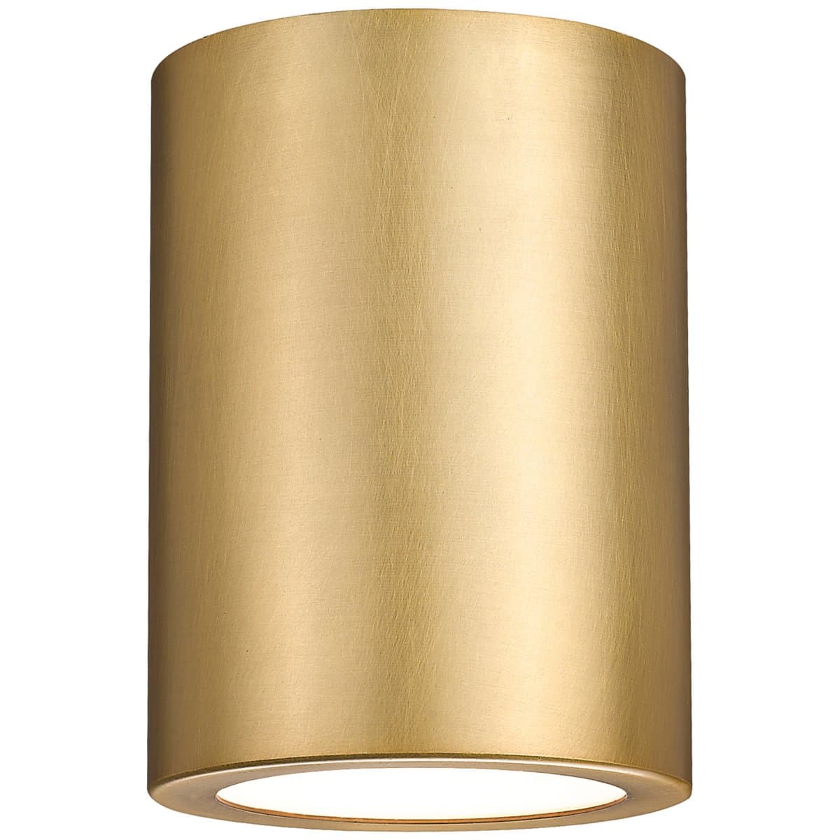 Alder & Ore | Hanes Tube Flushmount — Rubbed Brass