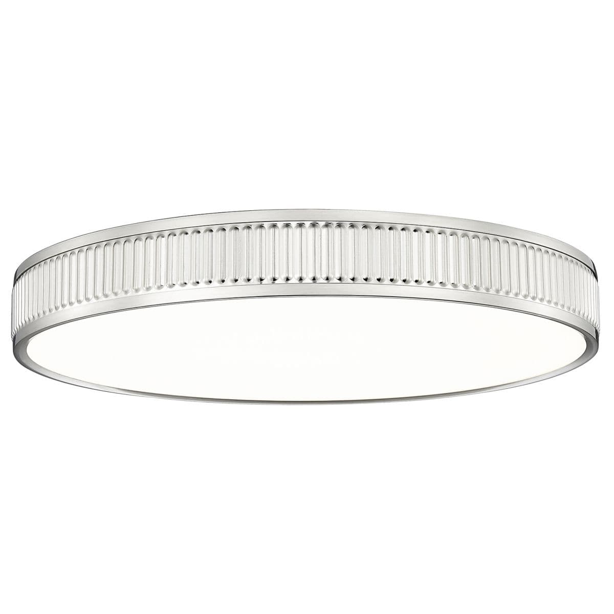 Huxe | Greer LED Flushmount — Brushed Nickel, Large