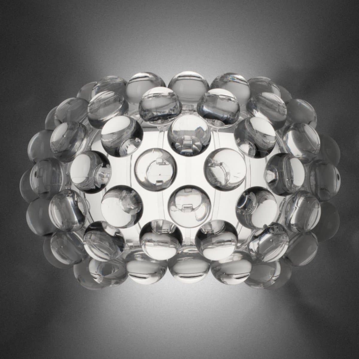 Foscarini | Caboche Plus LED Wall Sconce — Transparent, Small