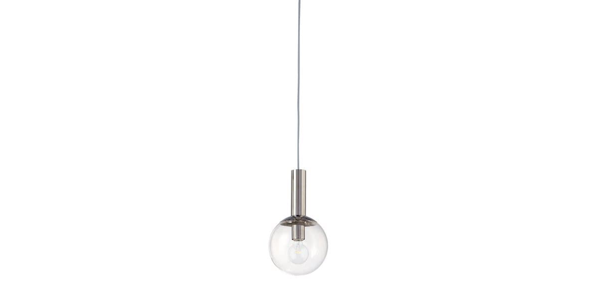 SONNEMAN Lighting | Bubbles Globe Pendant — Polished Nickel Grape, Small