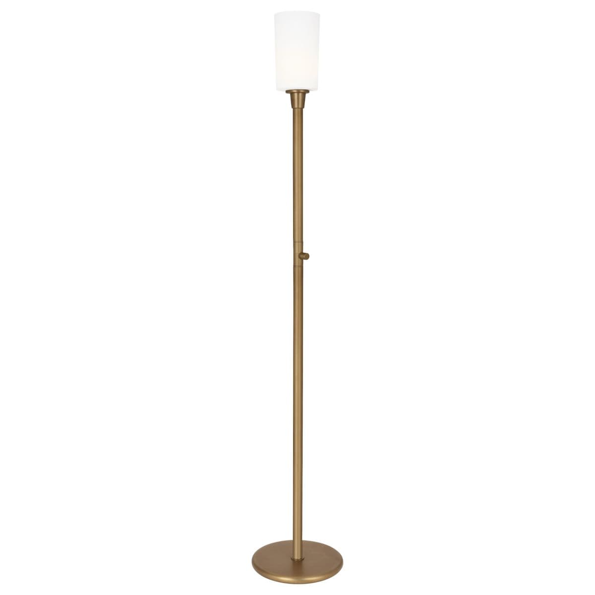 Robert Abbey | Nina Floor Torchiere — Aged Brass