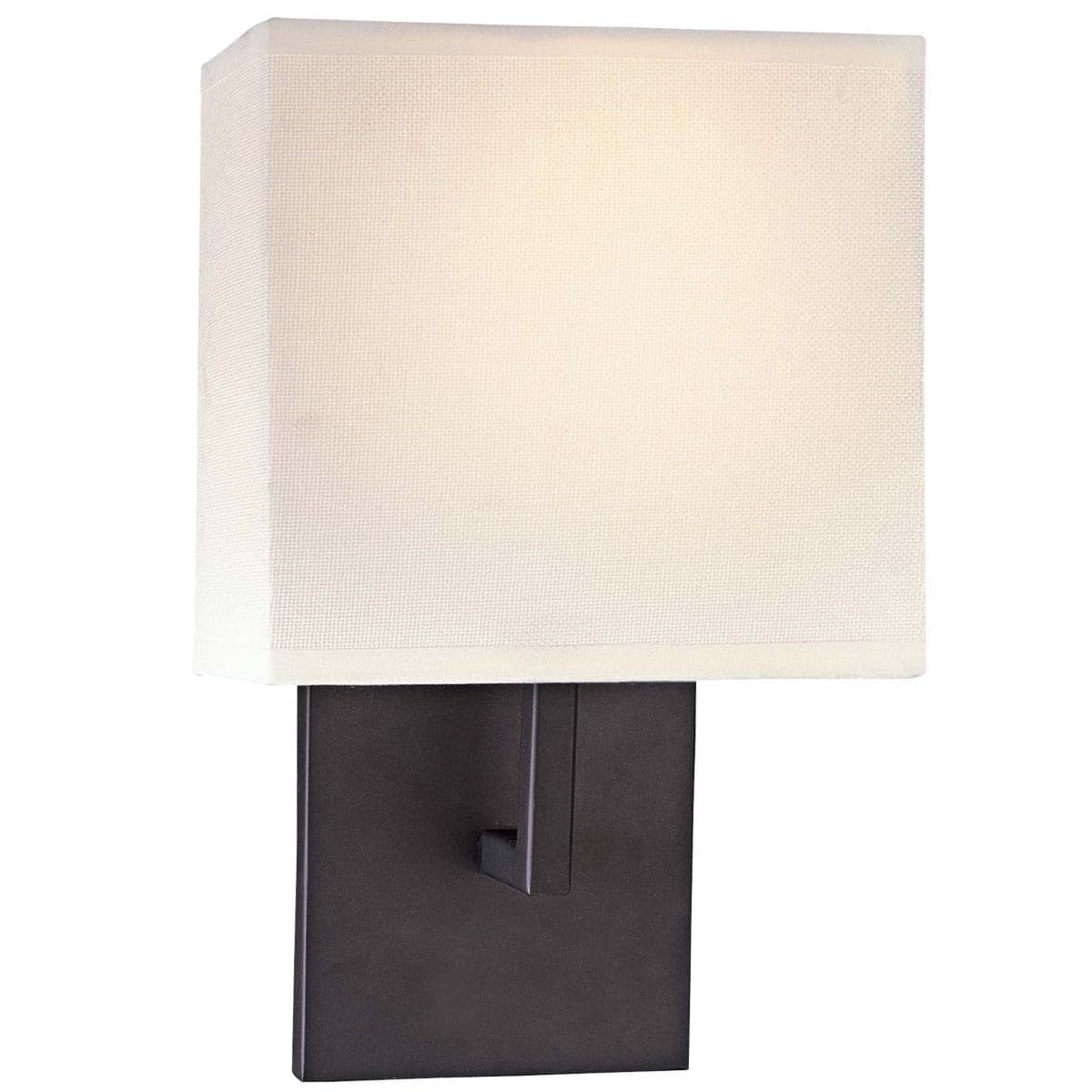 George Kovacs | Fabric Wall Sconce — Bronze with Off-White