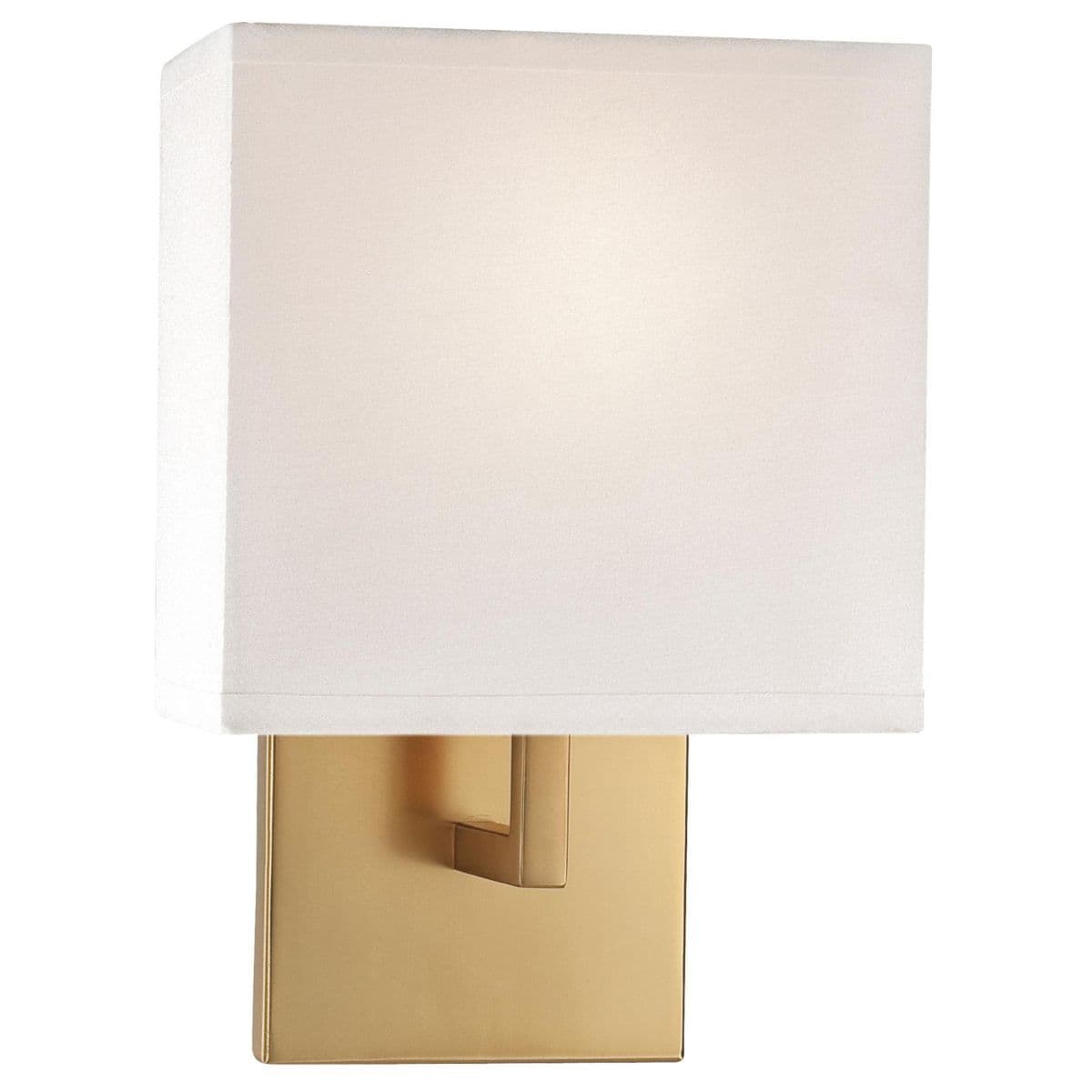 George Kovacs | Fabric Wall Sconce — Honey Gold with Off White