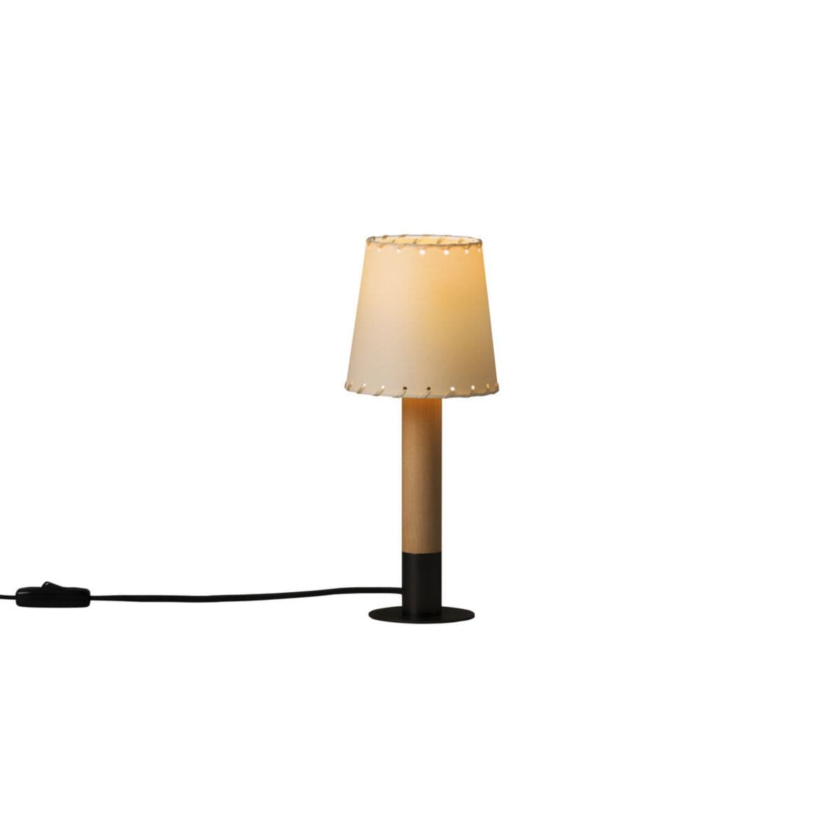 Santa & Cole Basica Minima Table Lamp — Beige Cardboard