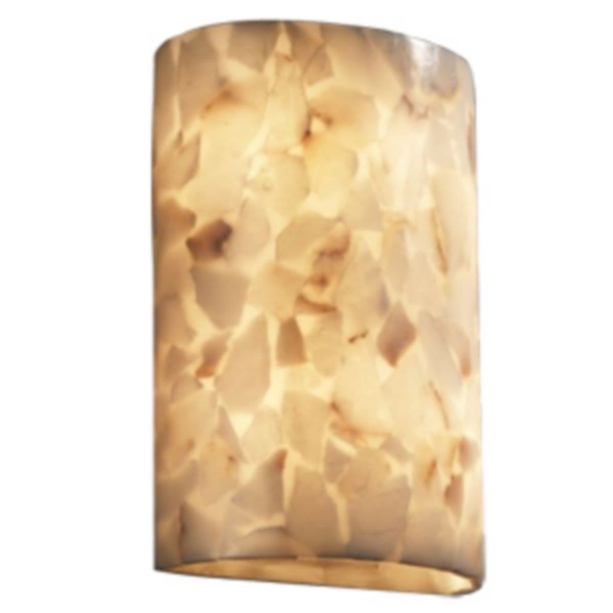 Justice Design Group | Alabaster Rocks Really Big Cylinder Wall Sconce by Justice — Alabaster