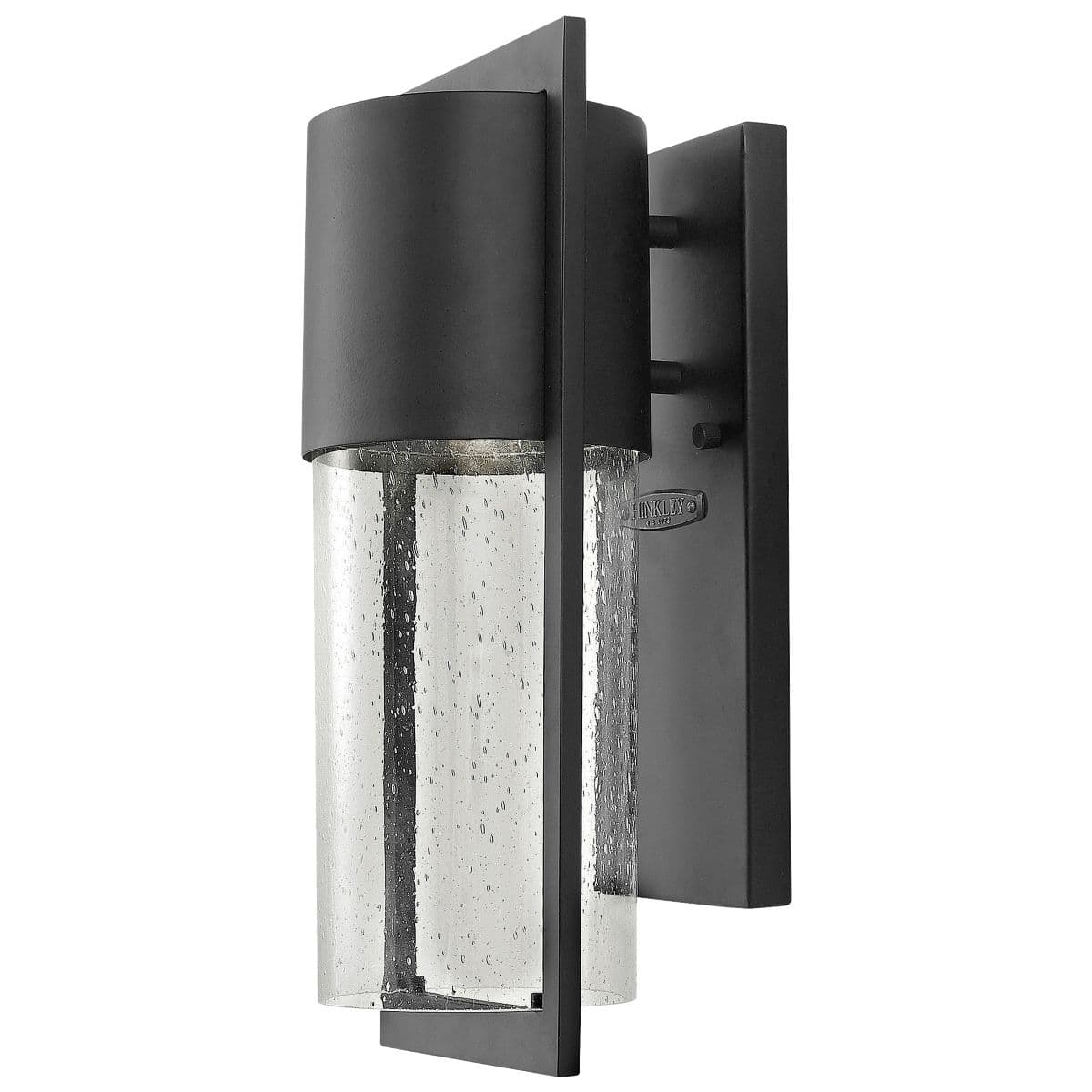 Hinkley | Shelter Outdoor Wall Sconce — Black, Small, LED Bulb (Not Included)