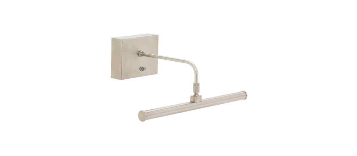 House of Troy | Battery Operated LED Slim-Line Picture Light — Small, Satin Nickel