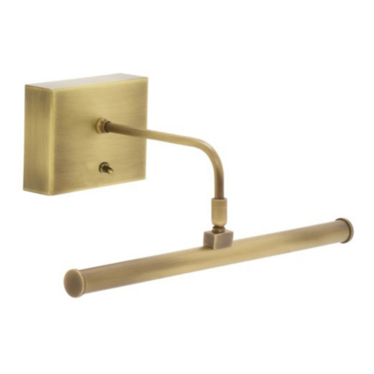 House of Troy Battery Operated Slim-Line Picture Light — Small, Antique Brass