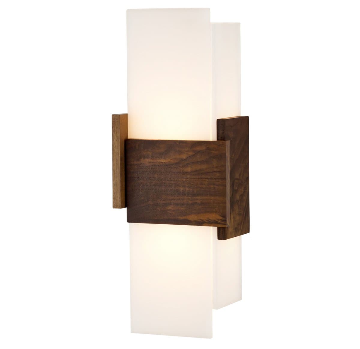 Cerno | Acuo LED Wall Sconce — Dark Stained Walnut