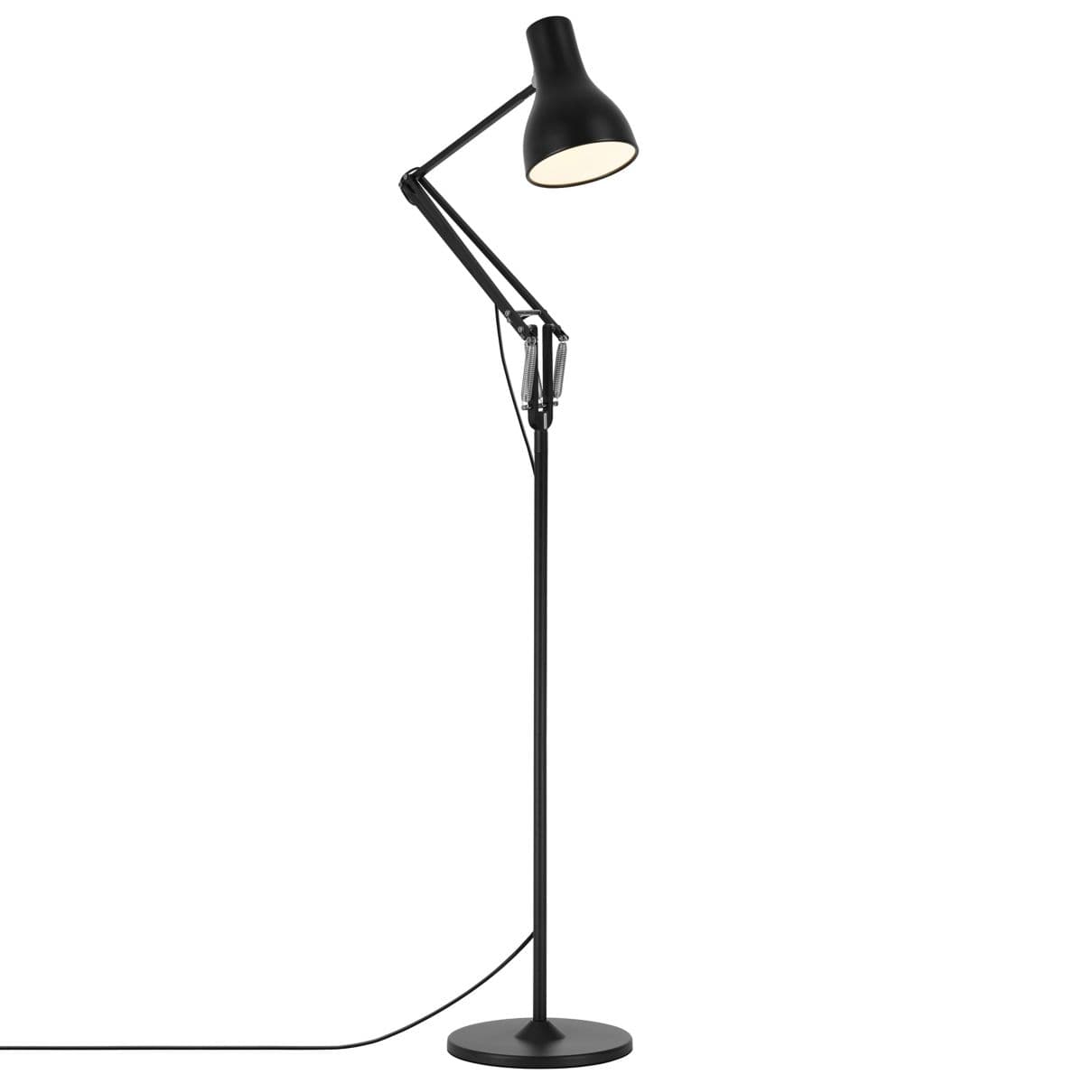 Anglepoise Type 75 Floor Lamp — Jet Black