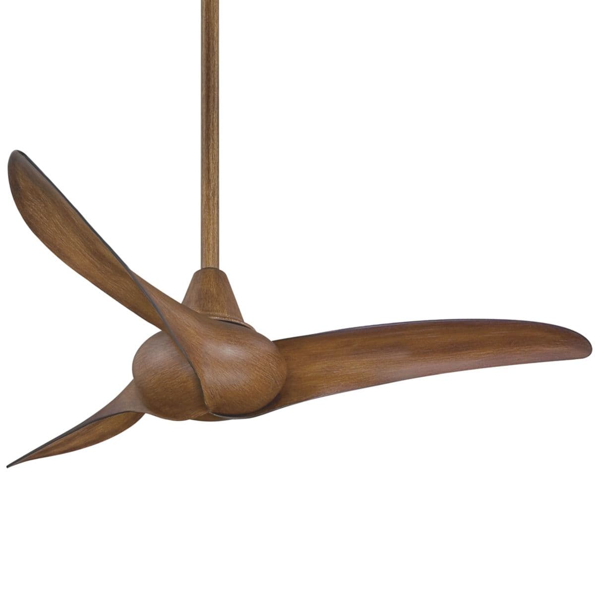 Minka Aire Fans | Wave Ceiling Fan — Distressed Koa with Distressed Koa Blades, 44 Inch