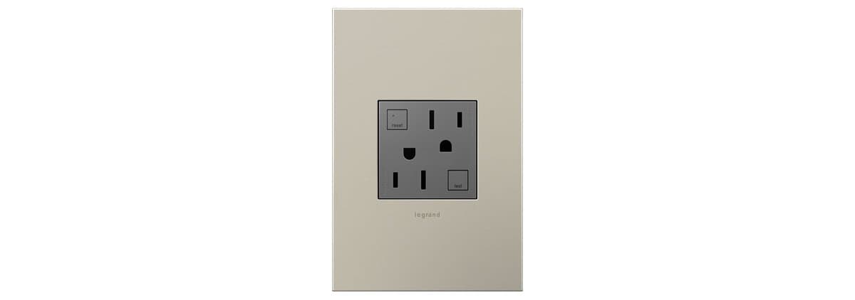Legrand Adorne | Tamper-Resistant GFCI Outlet — Magnesium