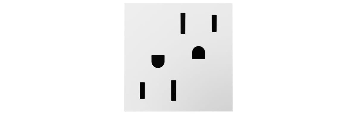 Legrand Adorne | adorne Tamper Resistant Outlet, 2-Module — White