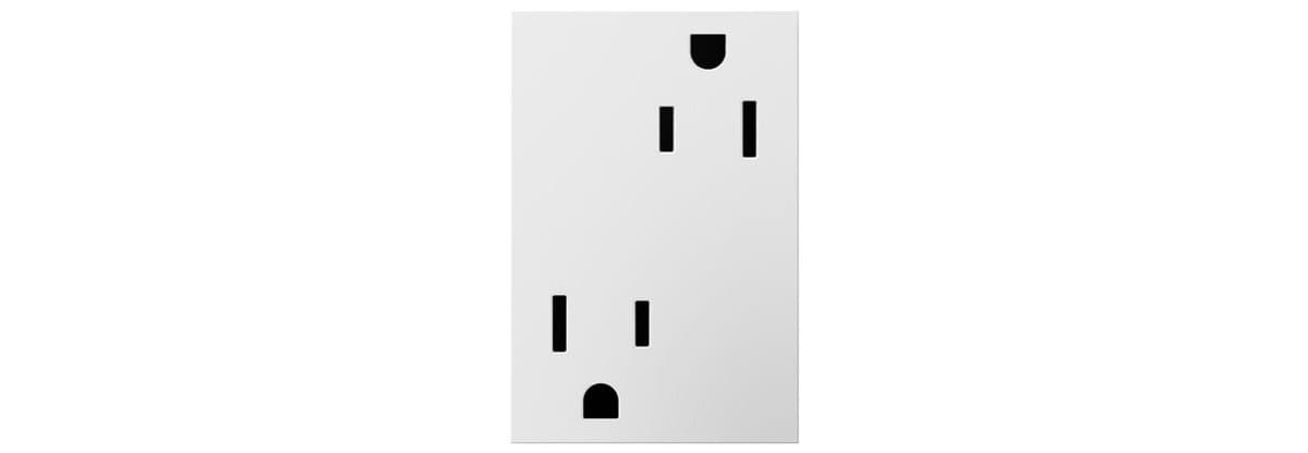 Legrand Adorne | adorne Tamper Resistant Outlet, 3-Module — White