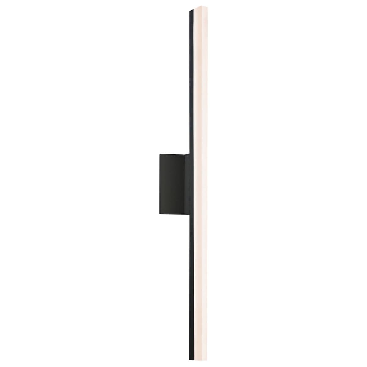 Sonneman Lighting Stiletto Led Wall Sconce — Satin Black, 32 Inch