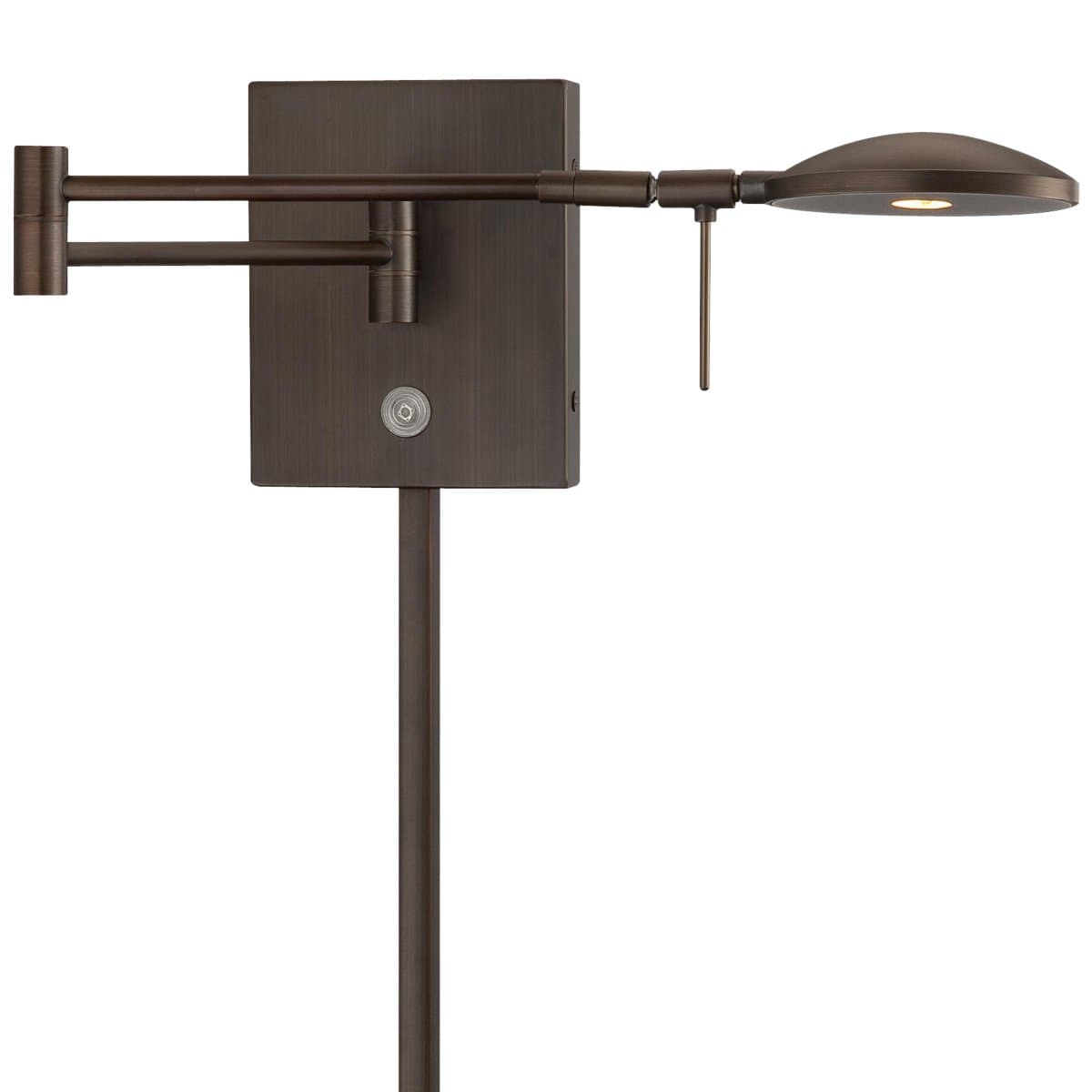 George Kovacs | George's Reading Room LED Swingarm Wall Light by George Kovacs — Copper Bronze Patina