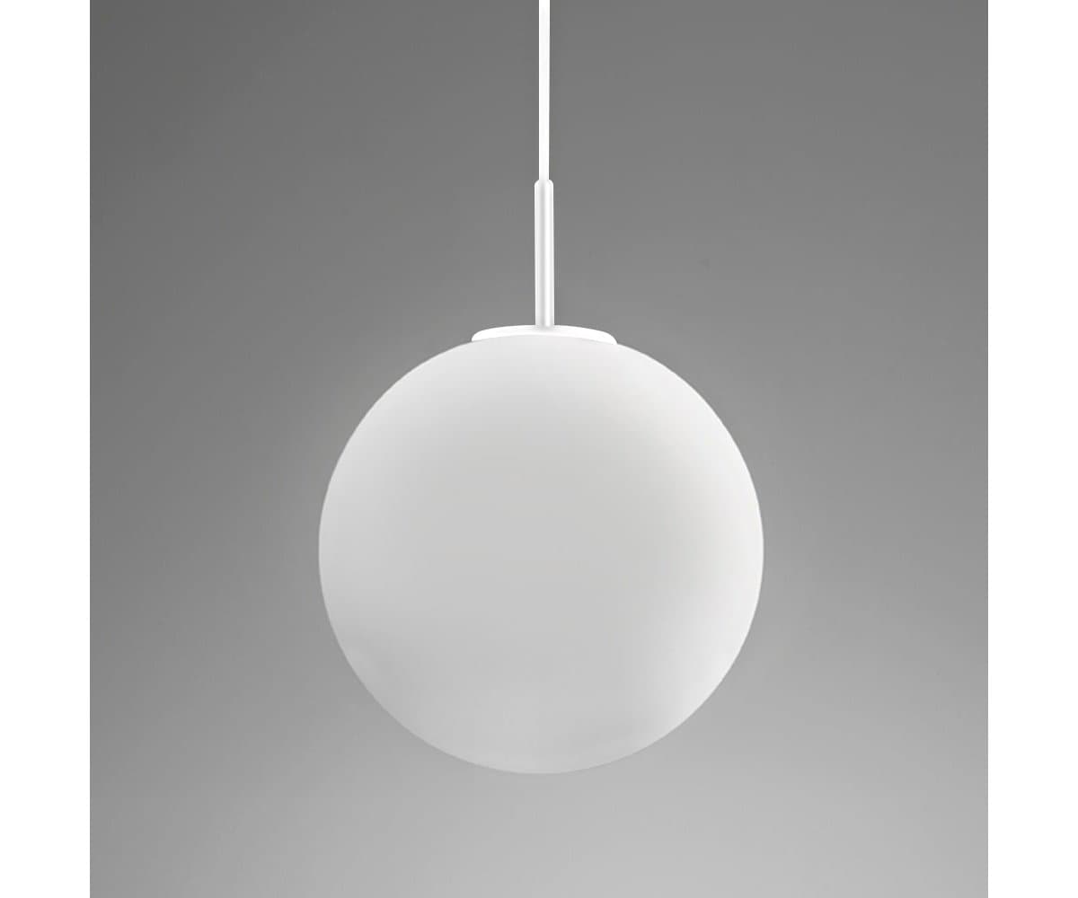 Zafferano America | Sferis Pendant Light — Chrome, Medium, LED - alternate view