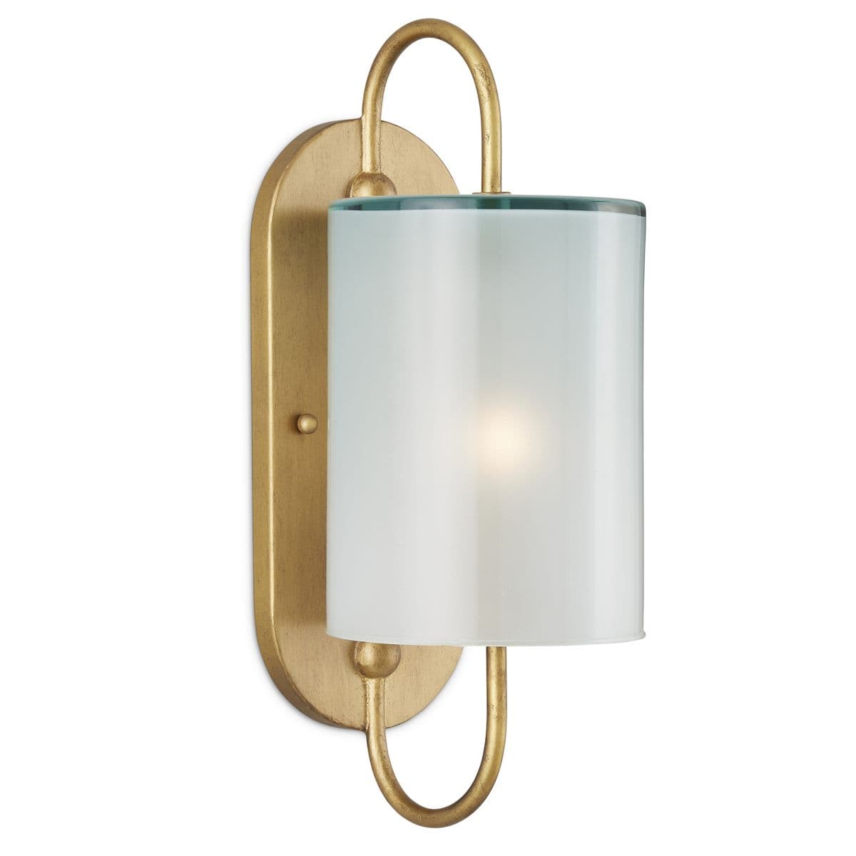 Currey & Company | Glacier Wall Sconce — Brass