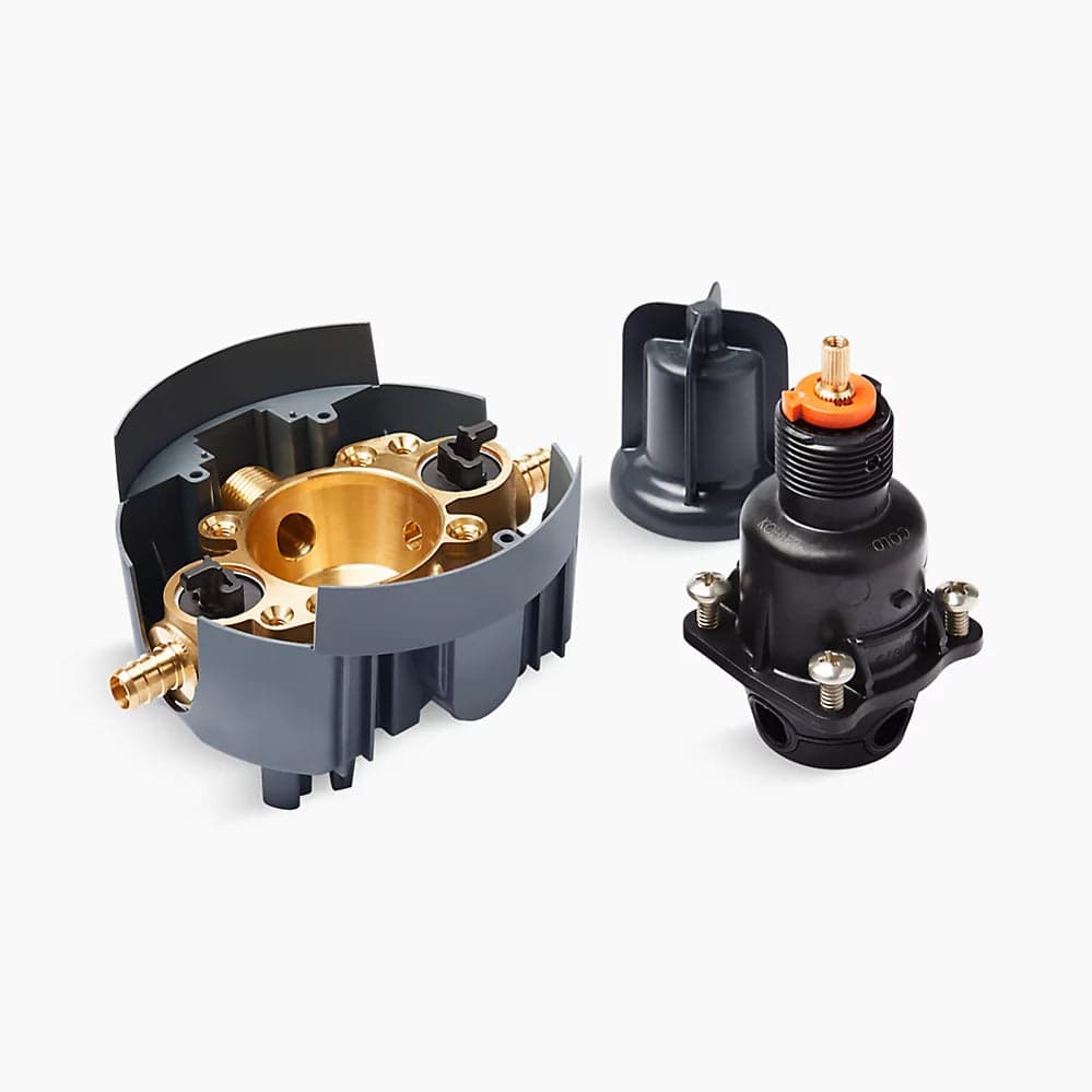 Kohler Universal Rite-Temp Pressure-Balancing Valve Kit with service stops and PEX inlets