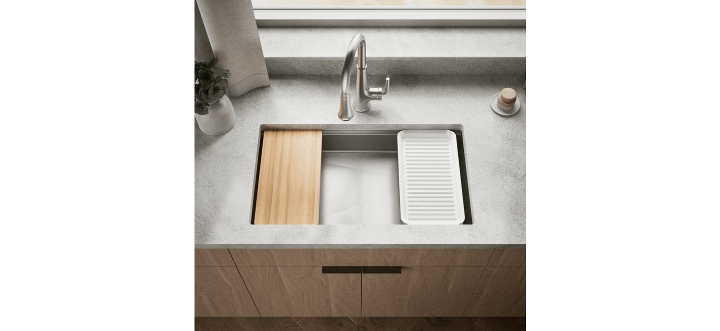 Kohler | Strive Large Single Basin ADA Sink - alternate view