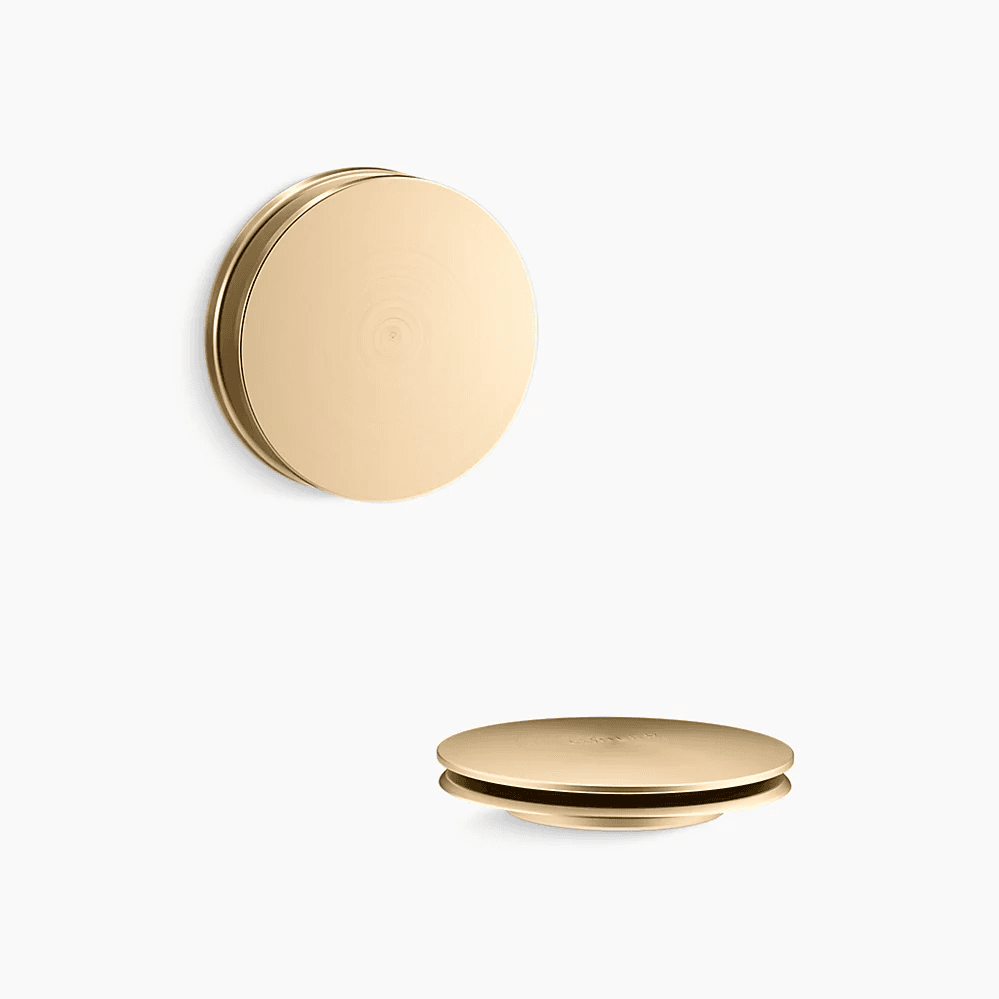 Kohler Clearflo Retrofit Toe Tap Conversion Kit, metal drain assembly with multiple finish options