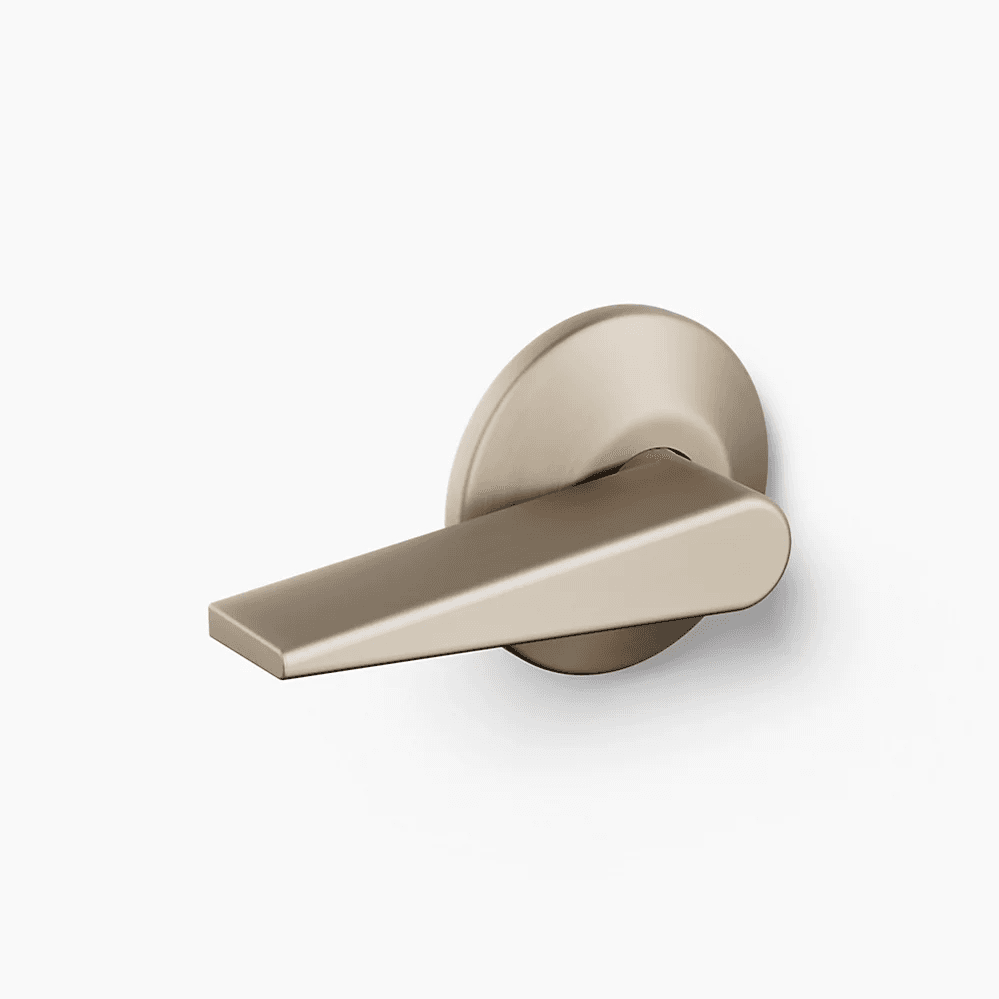 Kohler Trip Lever in Vibrant Brushed Bronze, left-hand, metal construction