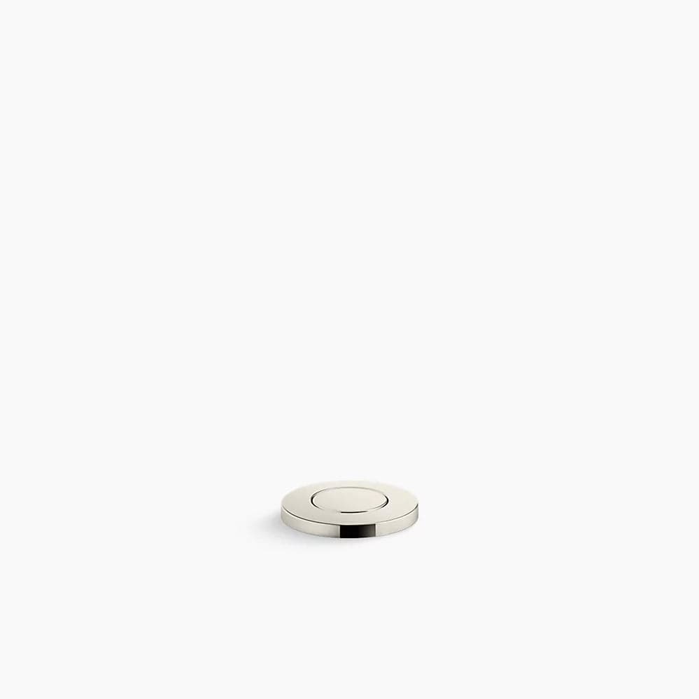 Kohler Garbage Disposal Air Switch Button 2" Deck-Mount Vibrant Polished Nickel