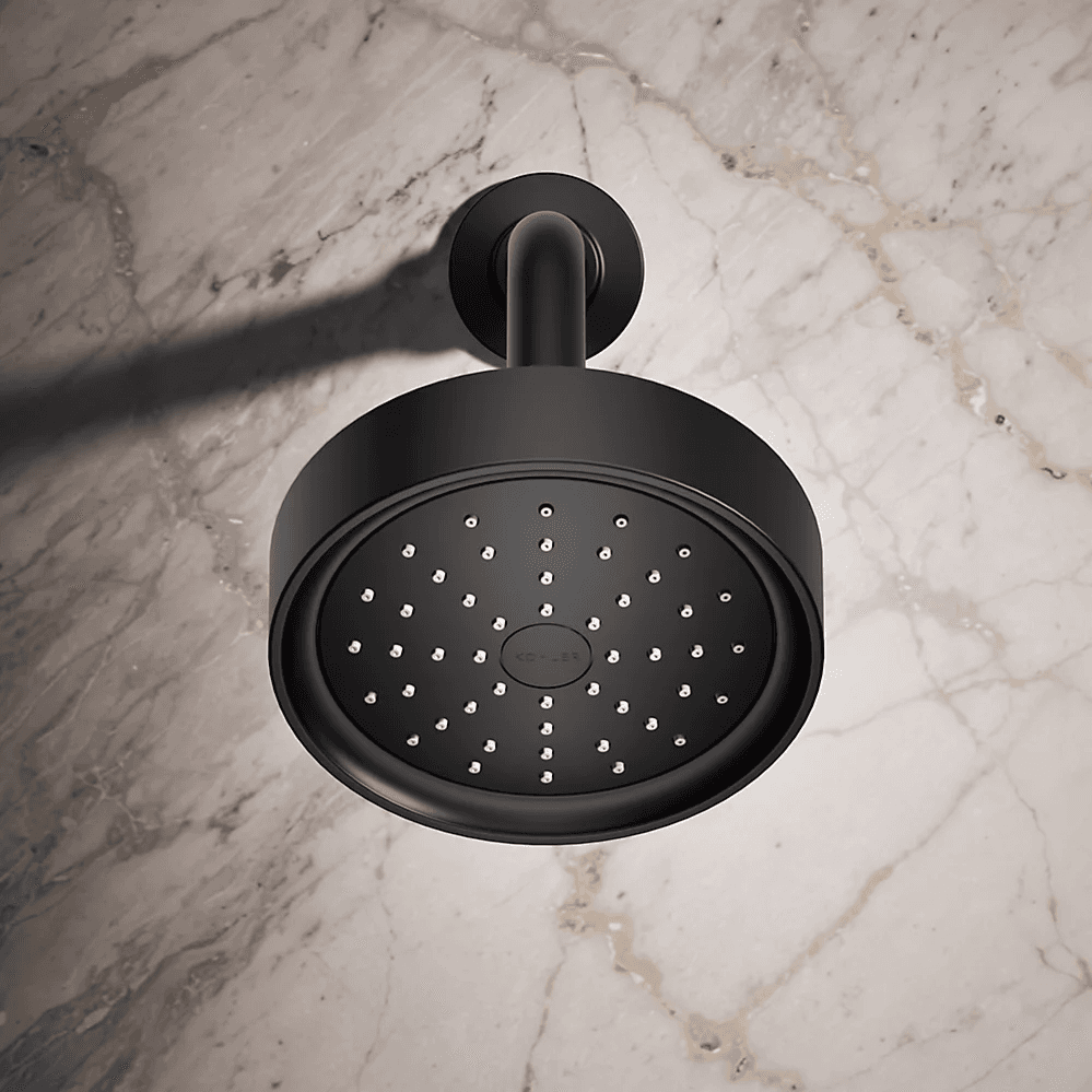 Kohler | Purist Showerhead in Matte Black - alternate view