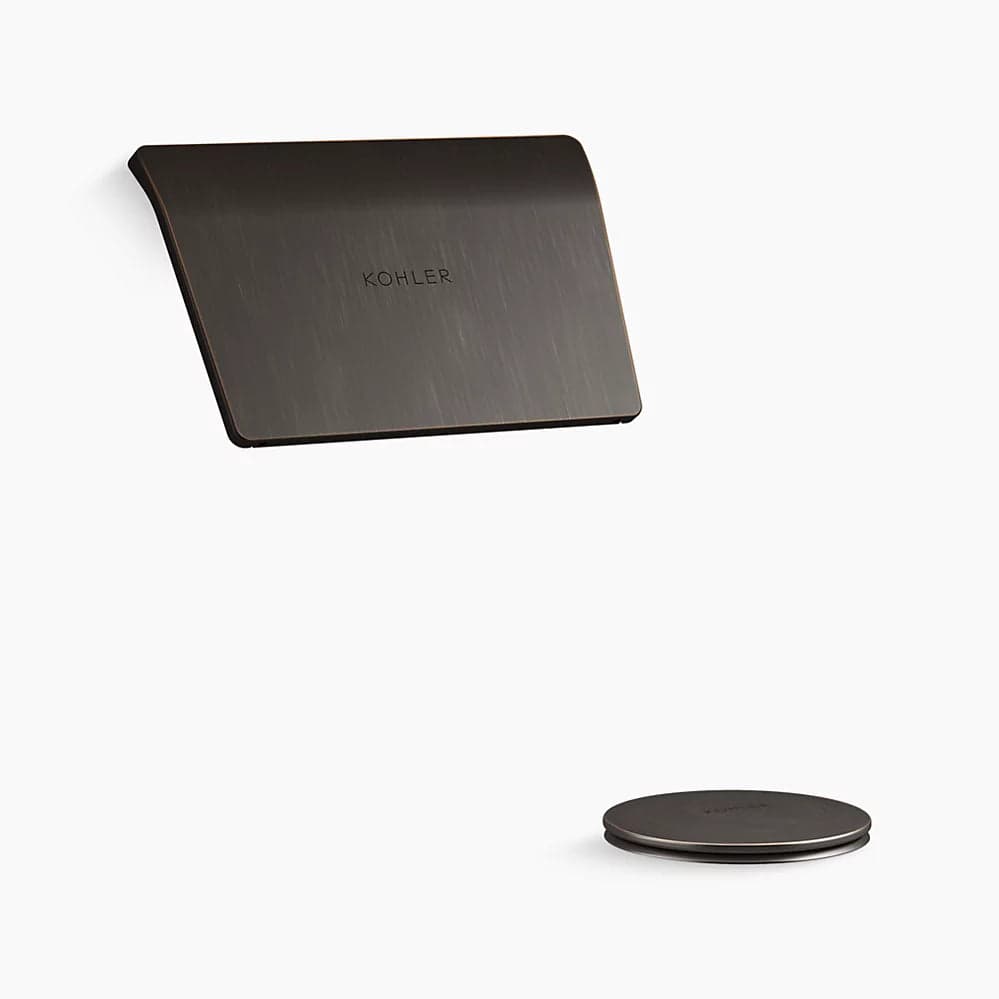 Kohler Tea-for-Two Bath Drain Trim with Contoured Overflow Hood, Oil-Rubbed Bronze