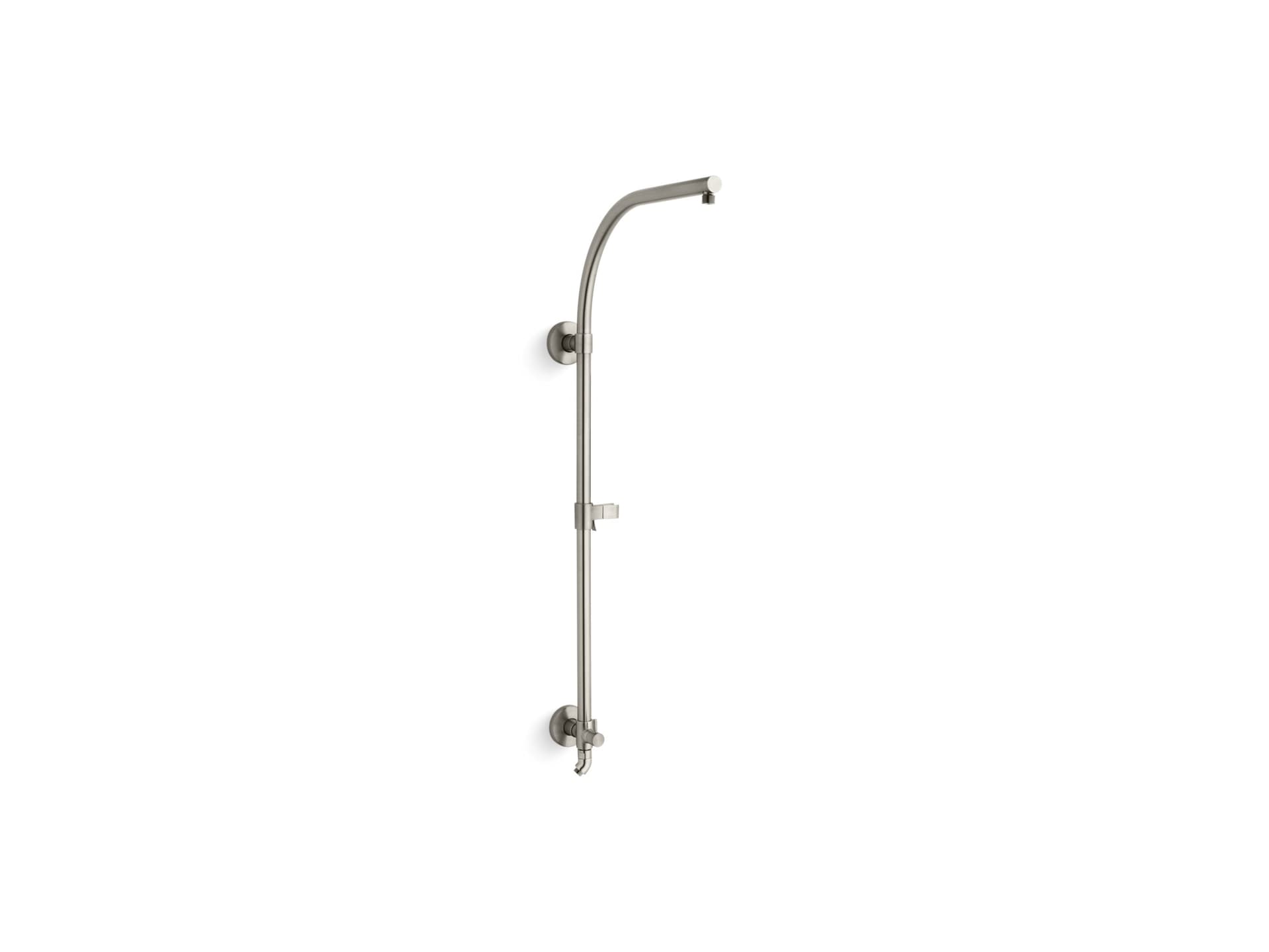 Kohler HydroRail-R Arch Shower Column – Vibrant Brushed Nickel