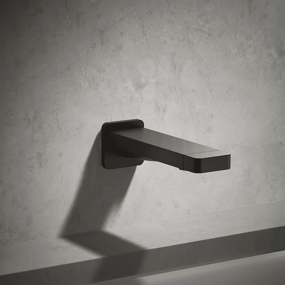 Kohler | Parallel Wall Mount Diverter Spout in Matte Black - alternate view